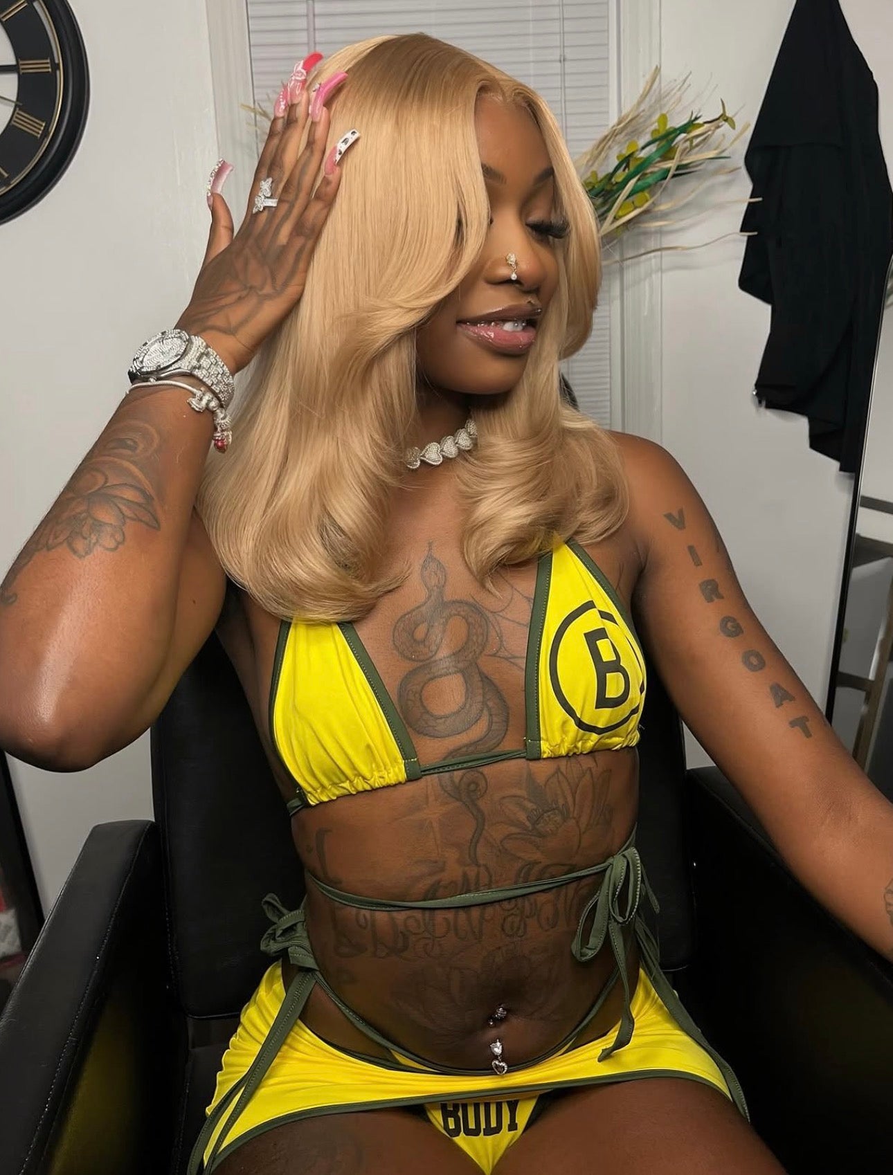 BODY 3 Piece Swimsuit ( SAME DAY SHIPPING)