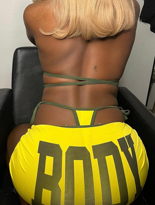 BODY 3 Piece Swimsuit ( SAME DAY SHIPPING)