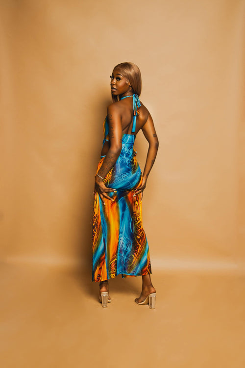 Abstract Dress ( SAME DAY SHIPPING)